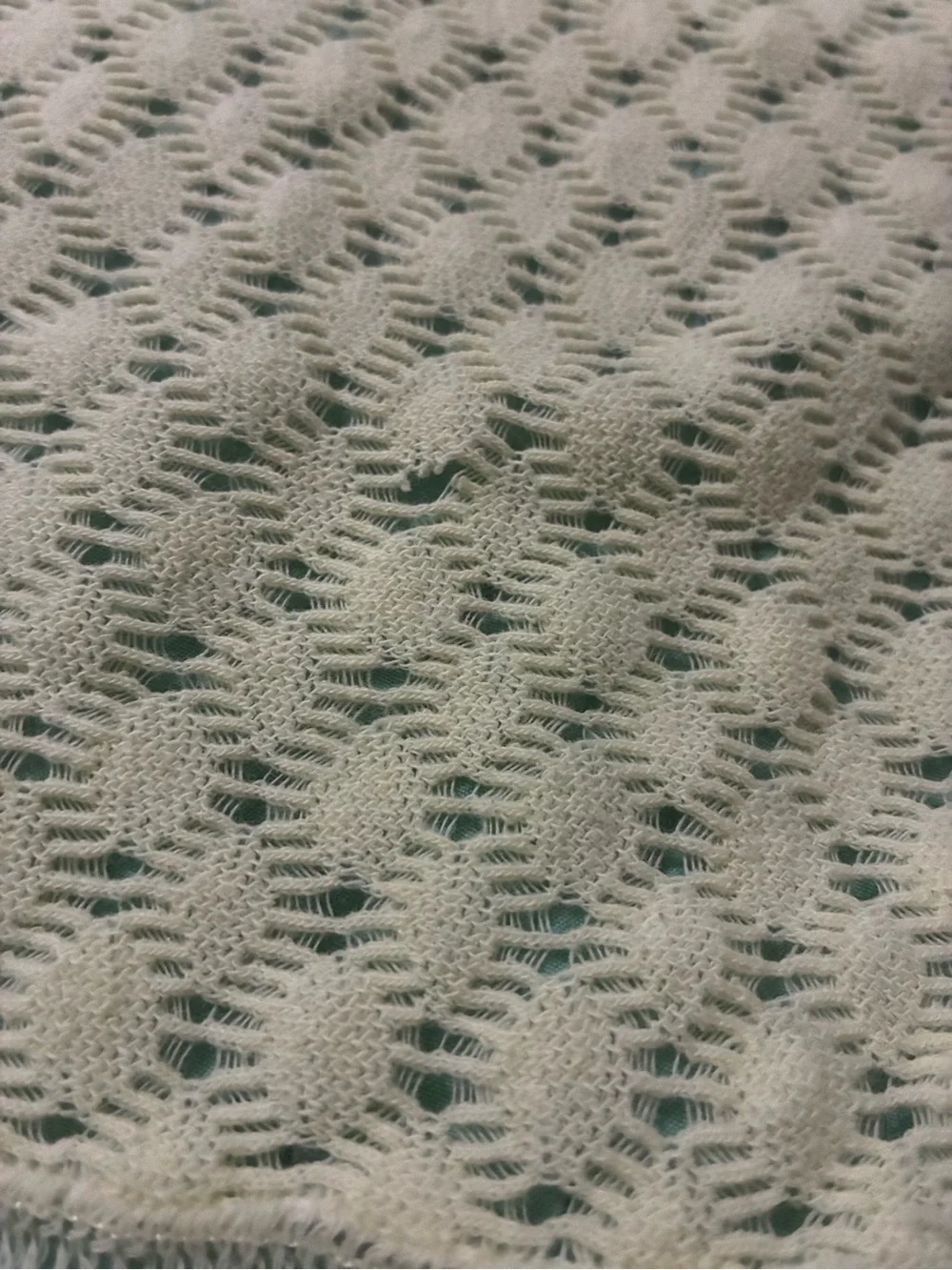 Vintage Handcrafted Yellow Crochet Baby Blanket